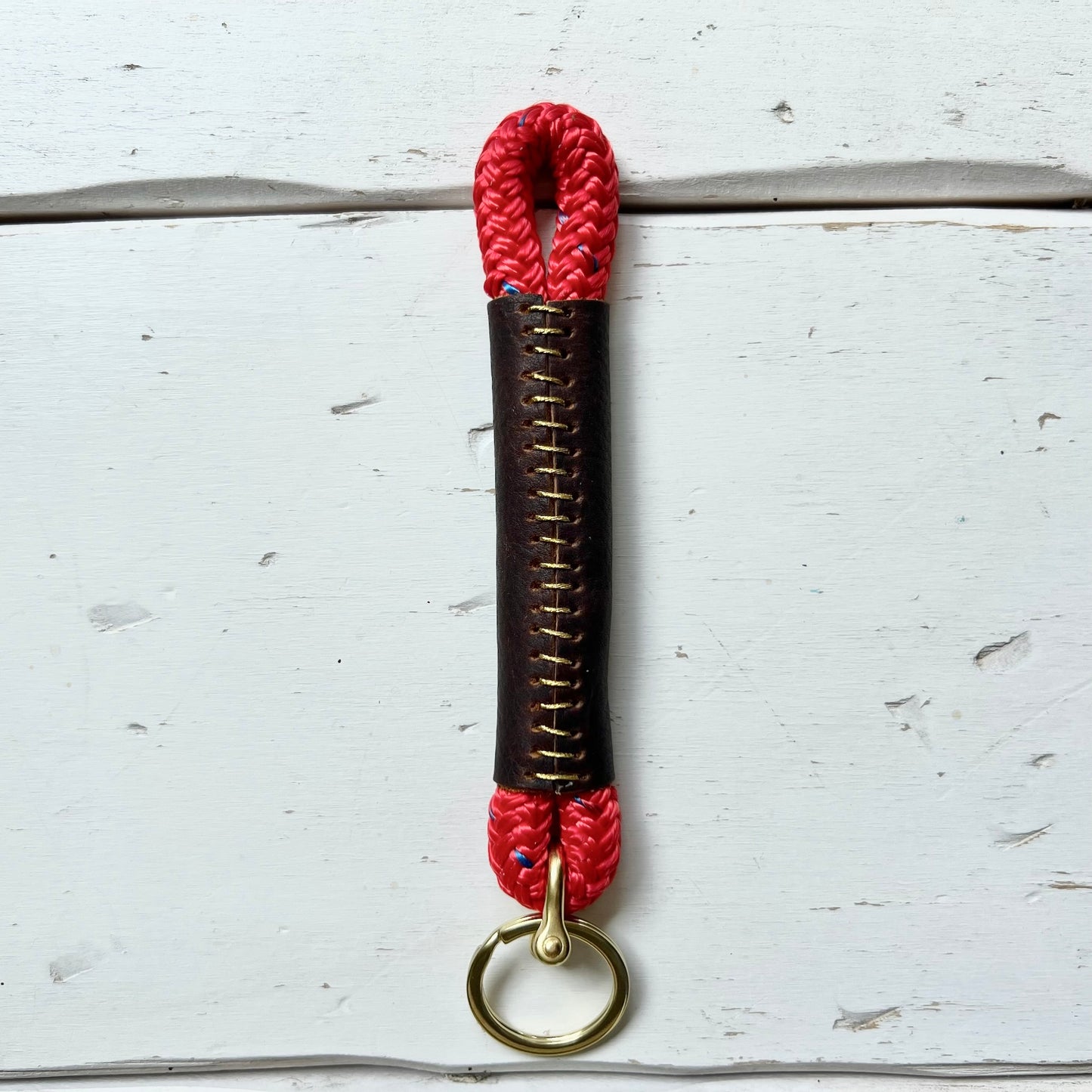 #59 Rope Keychain | Winterberry Red