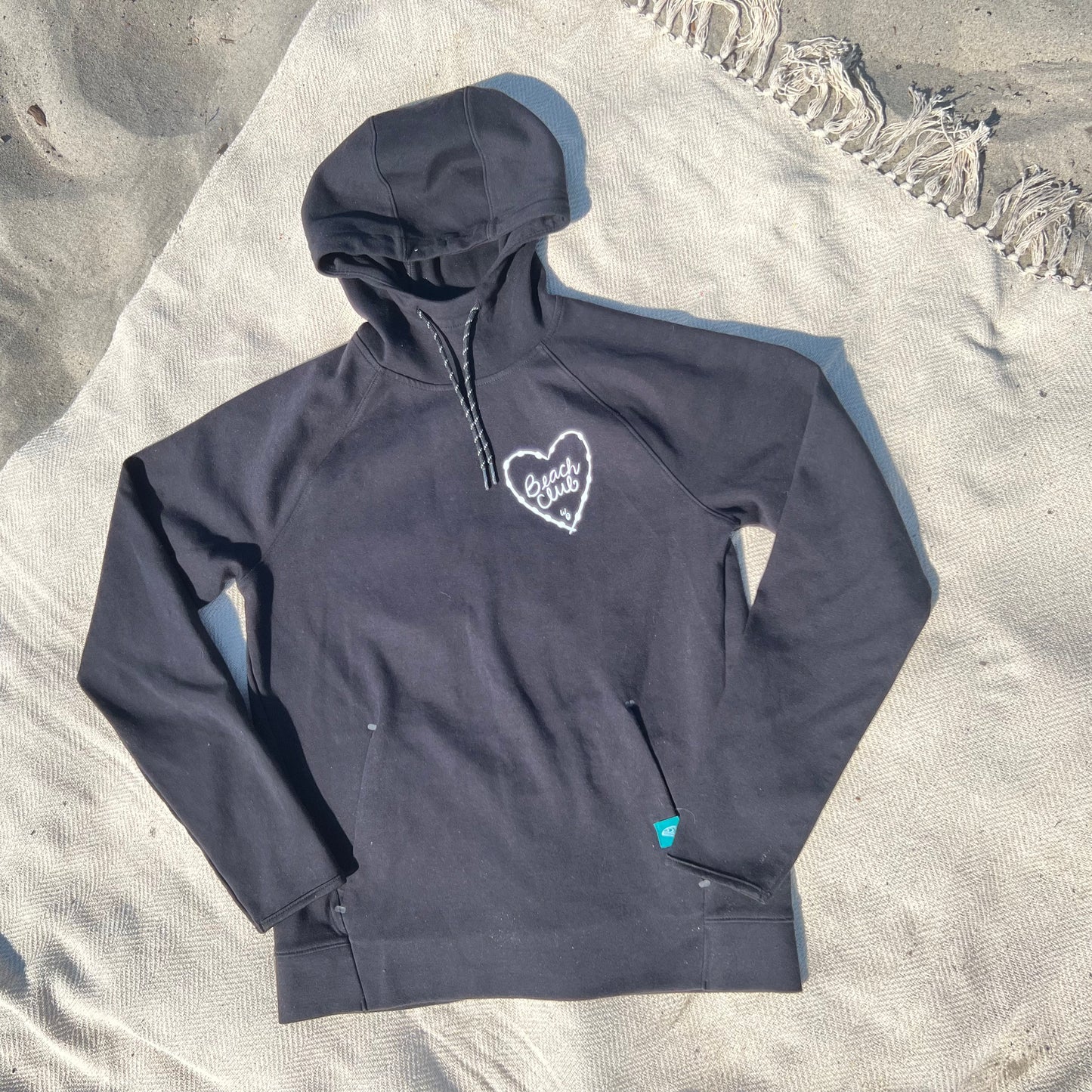 #15 Black Beach Club Pull Over Hoodie (Driftwood)