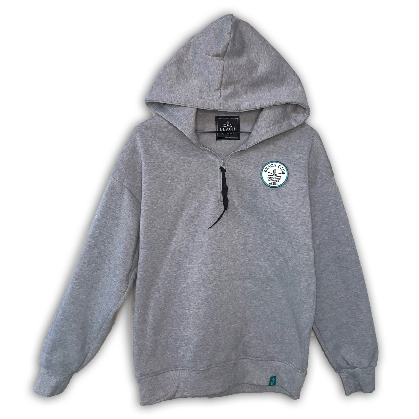 #16 Gray Beach Club Quarter Zip Pullover (Horizon)