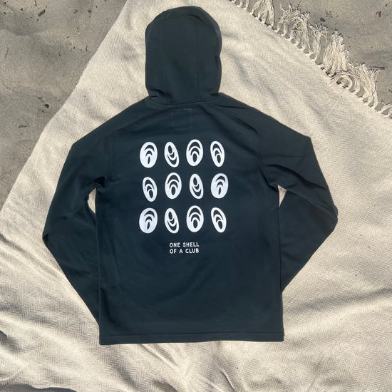 #18  Dark Green Beach Club Pull Over Hoodie (Driftwood)