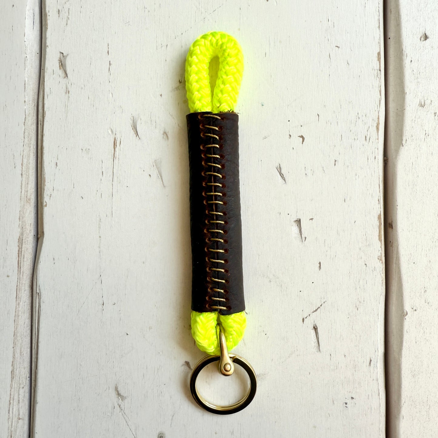 #57 Rope Keychain | Neon Yellow