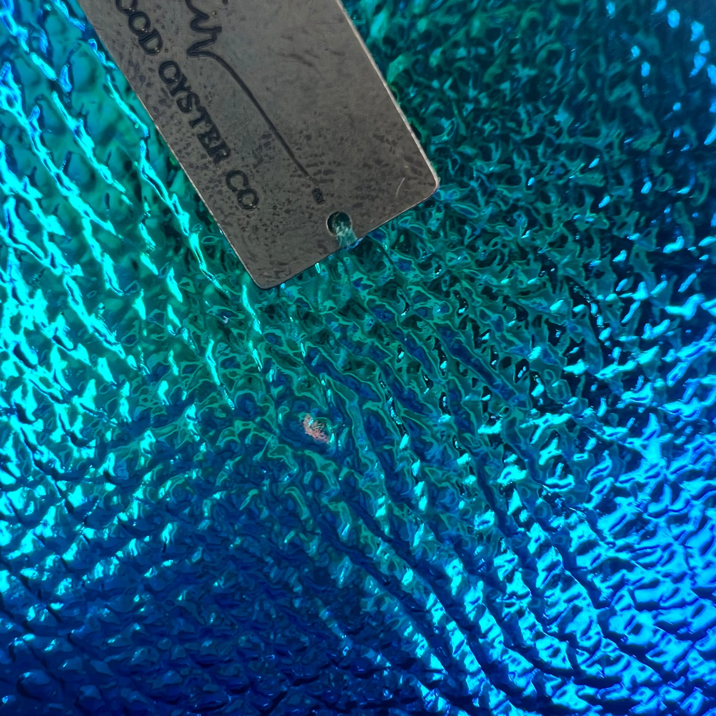 #26 Limited Edition Blue Opal Leather Clutch with Seaside Teal Wristlet