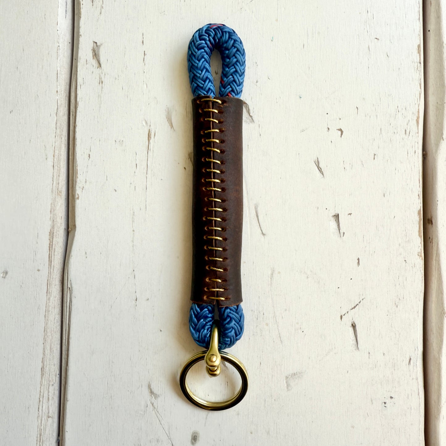 #60 Rope Keychain | Harborside Blue