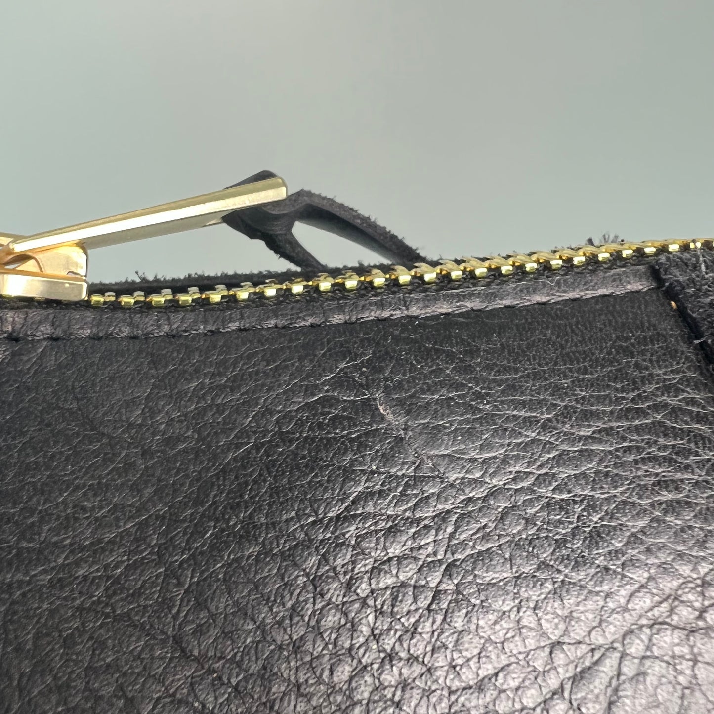 #39 Zip Crossbody | in Black Leather with 50" Summer Night Black Dock Line