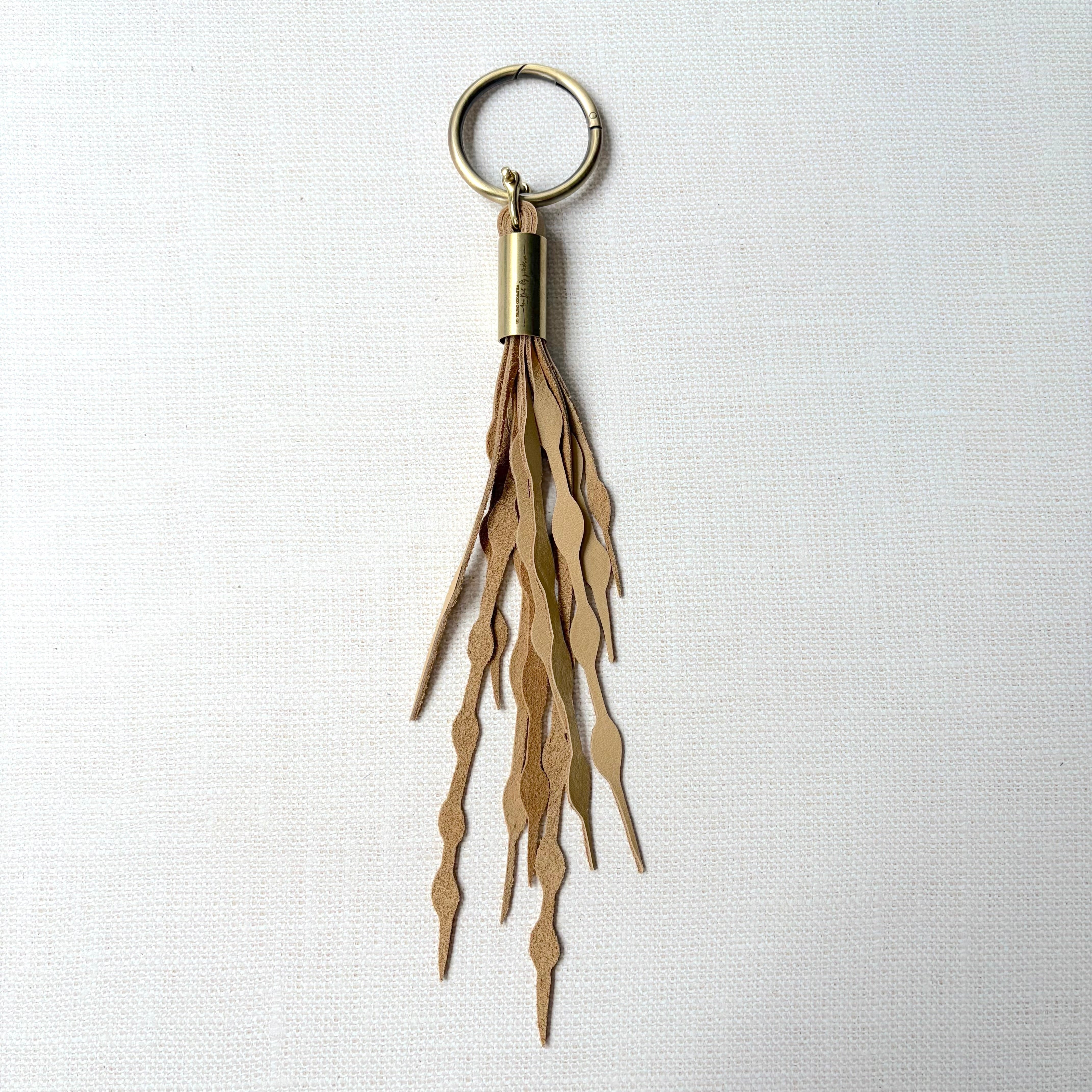 #06 Seaweed Tassel // Sand Leather (1st quality)