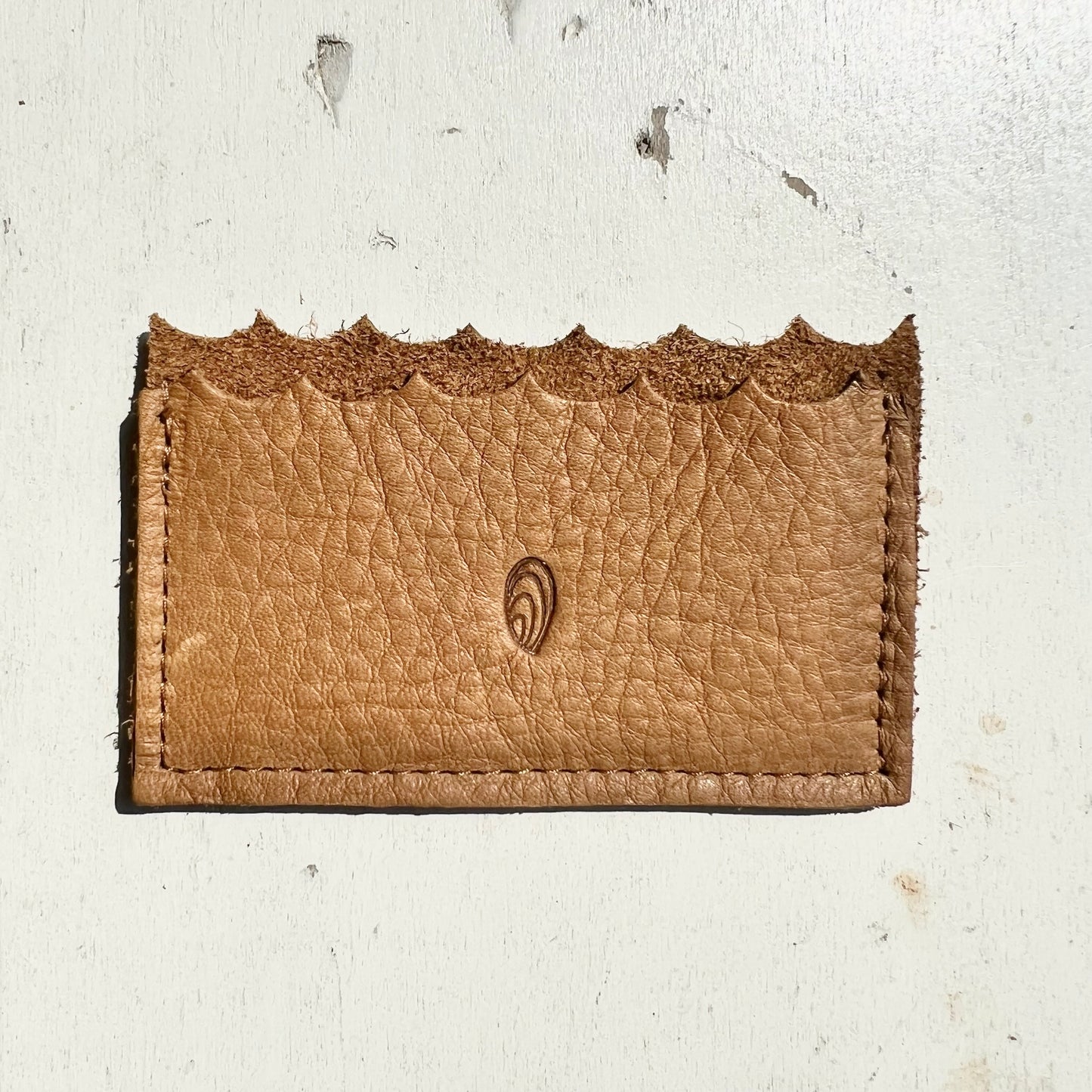 #63 Beach Nut Mini Wallet | with Oyster Shell
