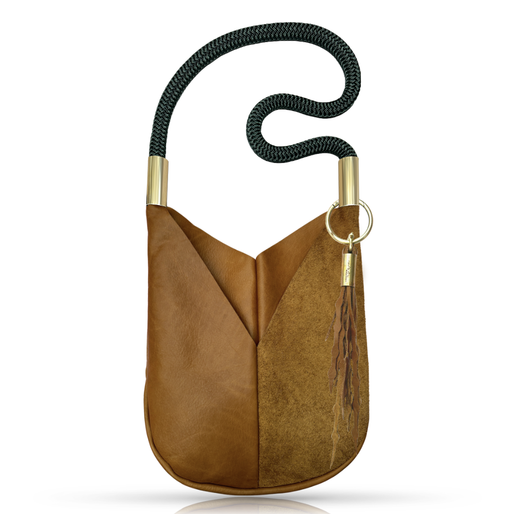 Original Wildwood Bag | Large Crossbody in Beach Nut Leather