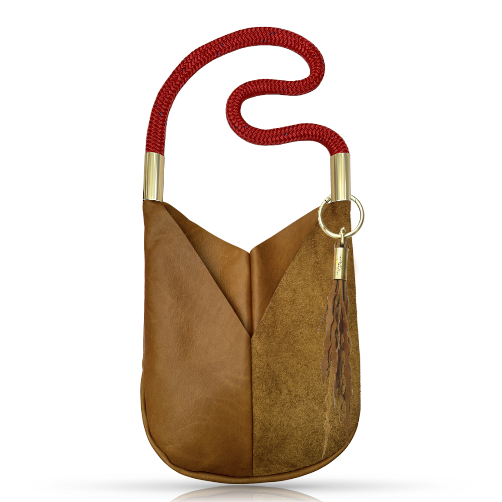 Original Wildwood Bag | Large Crossbody in Beach Nut Leather