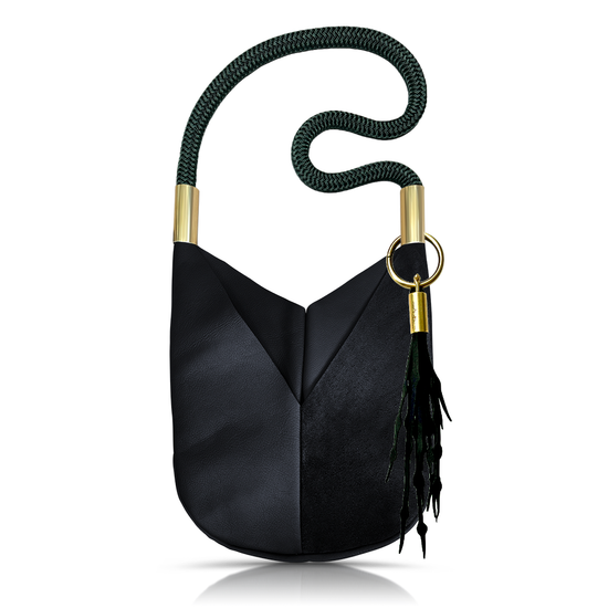 Original Wildwood Bag | Large Crossbody in Black Leather