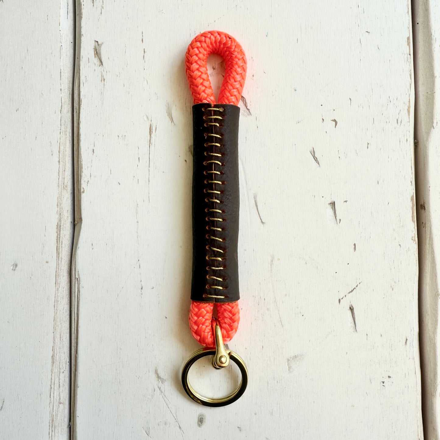 #58 Rope Keychain | Neon Orange