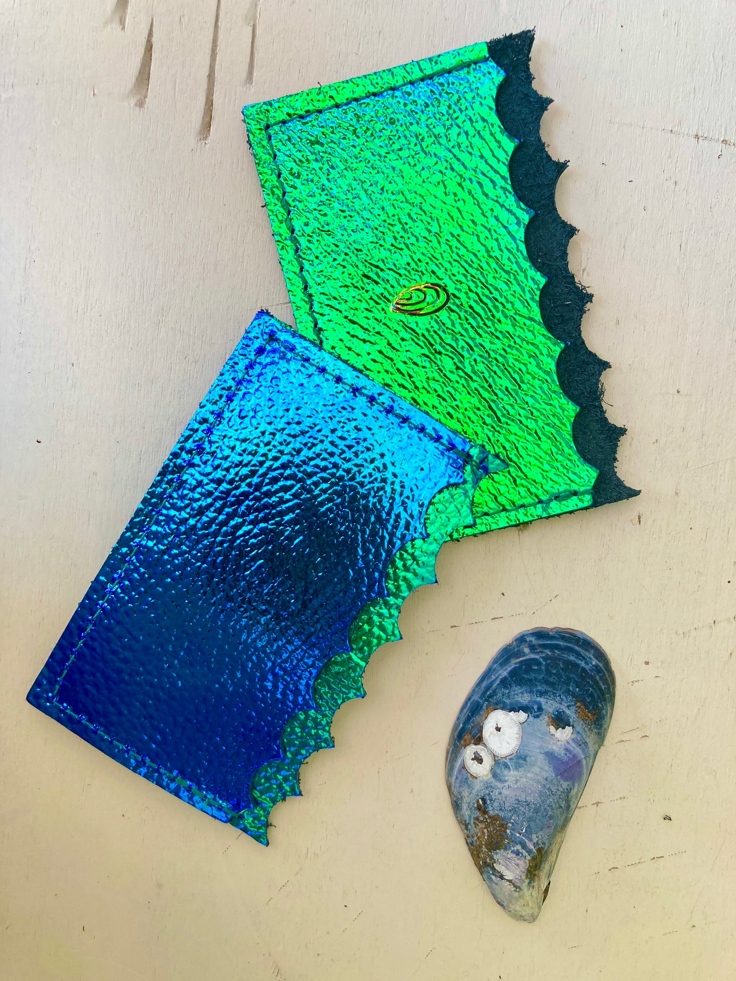 Blue Opal Mini Wallet