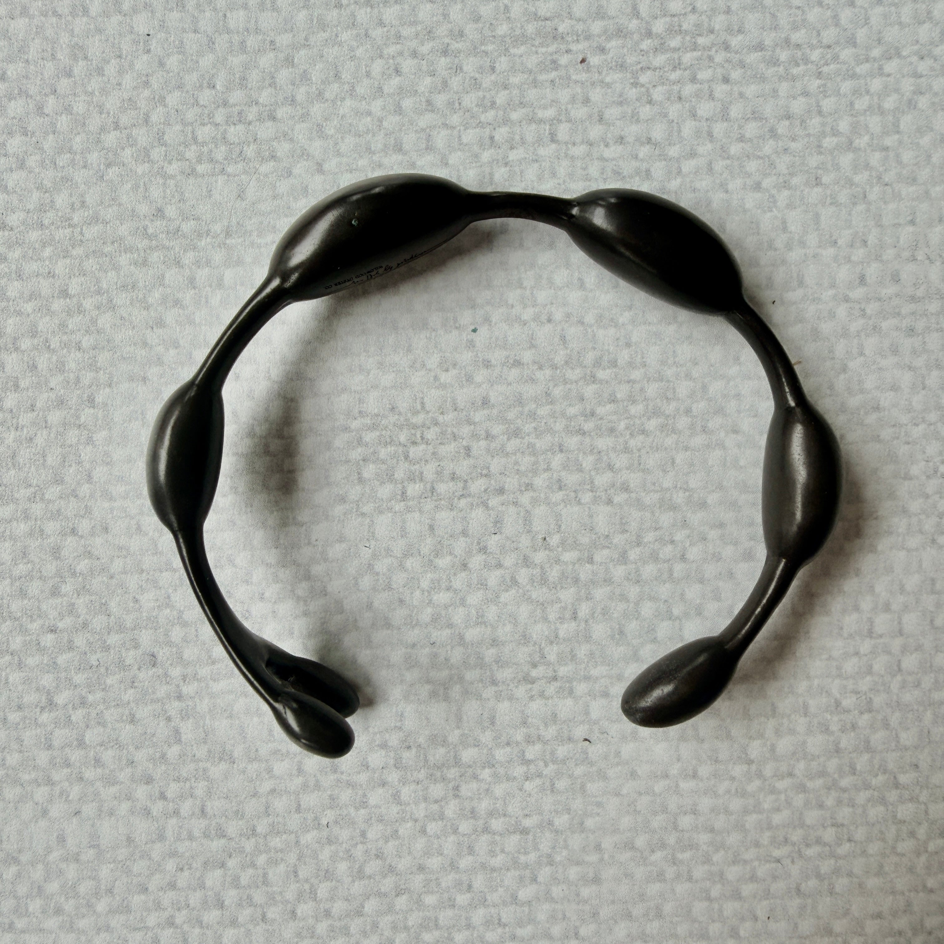 #122 L/XL Seaweed Bracelet // Summer Night Black Patina