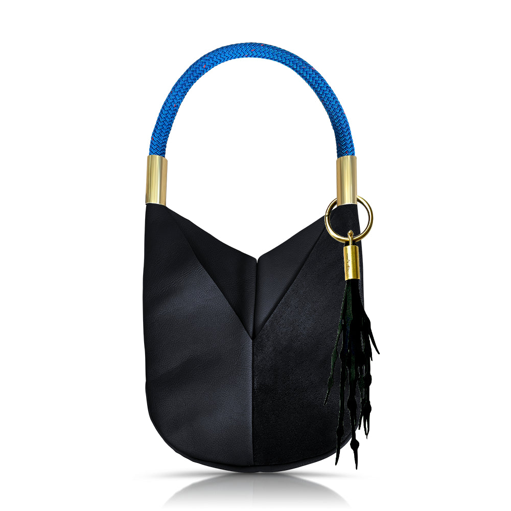 Original Wildwood Bag Large#Rope Color_Harborside Blue#Add Ons_Add a Matching Seaweed Tassel (save $10)