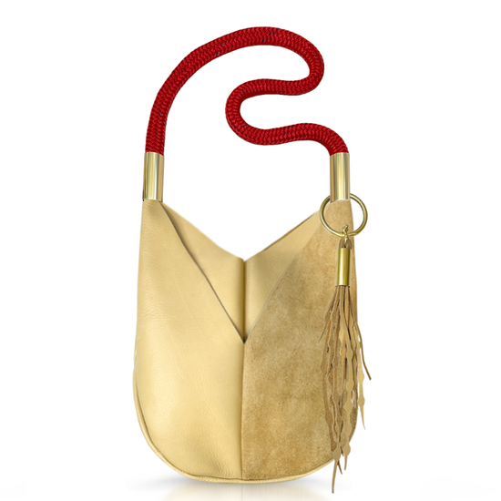 Original Wildwood Bag | Large Crossbody in Sand Leather