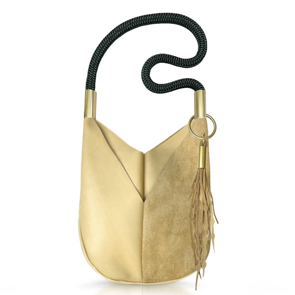 Original Wildwood Bag | Large Crossbody in Sand Leather