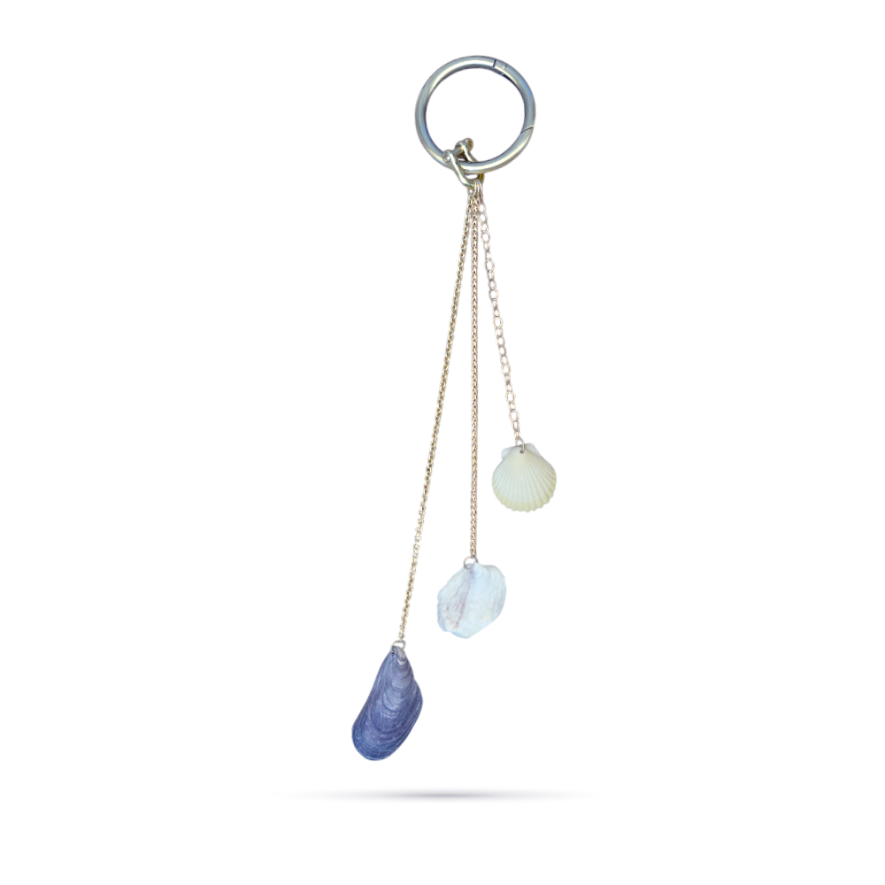 Triple Shell Bag Charm // #1