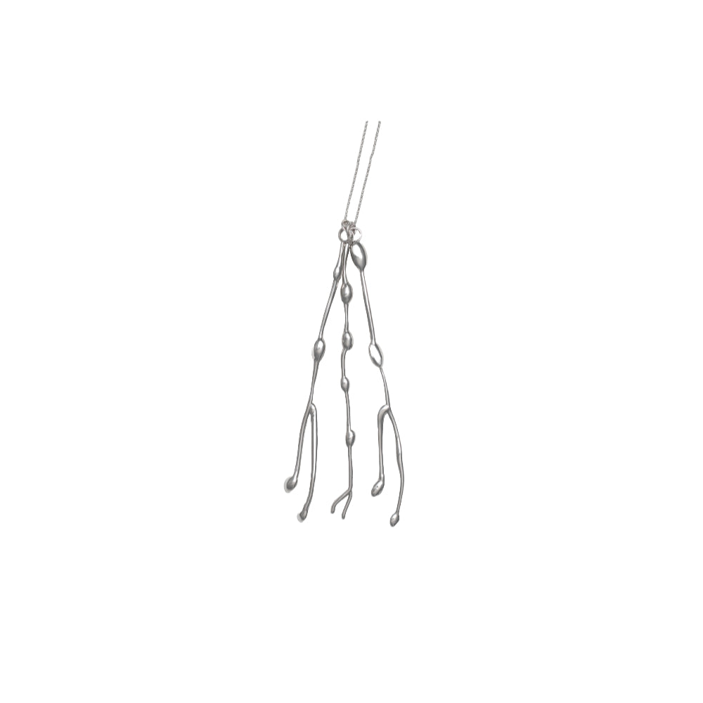 Seaweed Necklace // in Silver