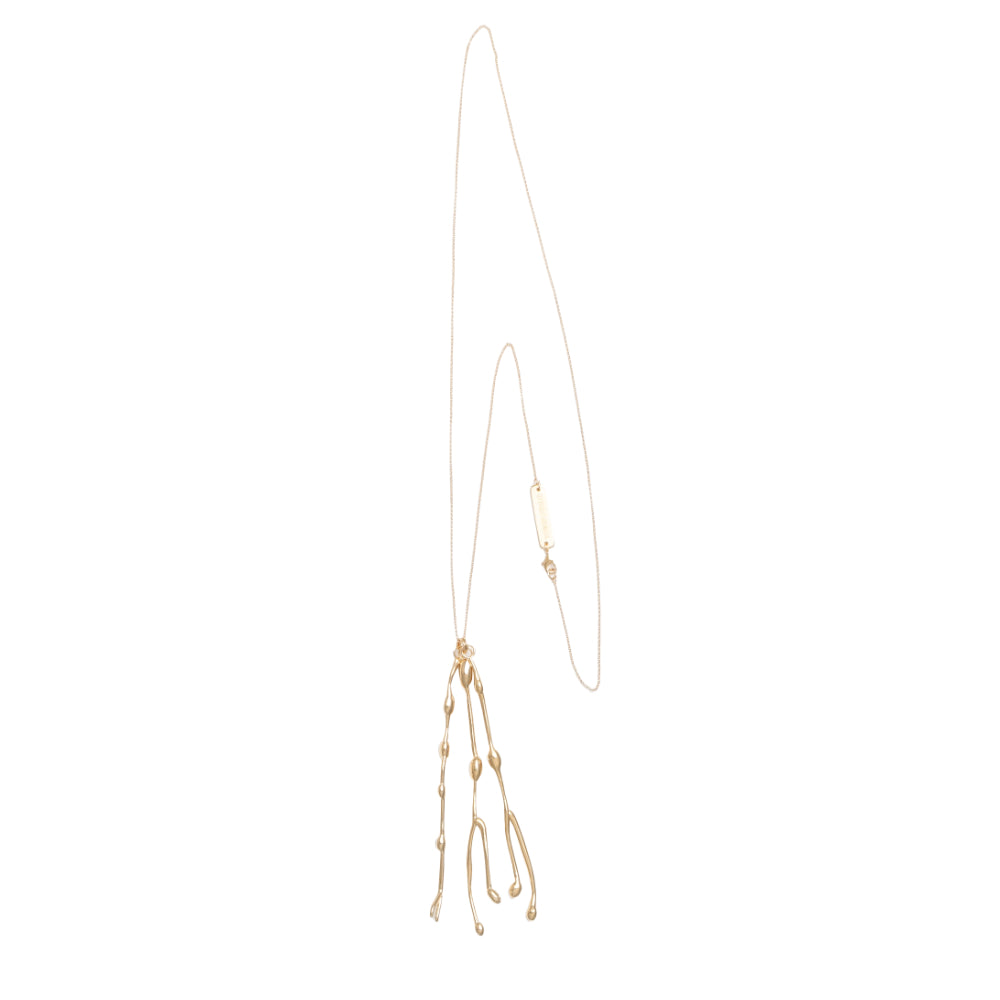 Seaweed Necklace // in Gold