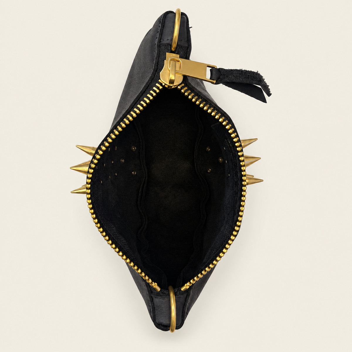 Convertible Sea Urchin in Black Leather