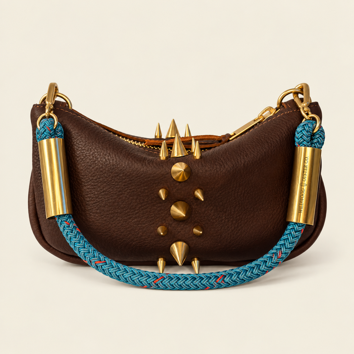 Convertible Sea Urchin in Brown Leather