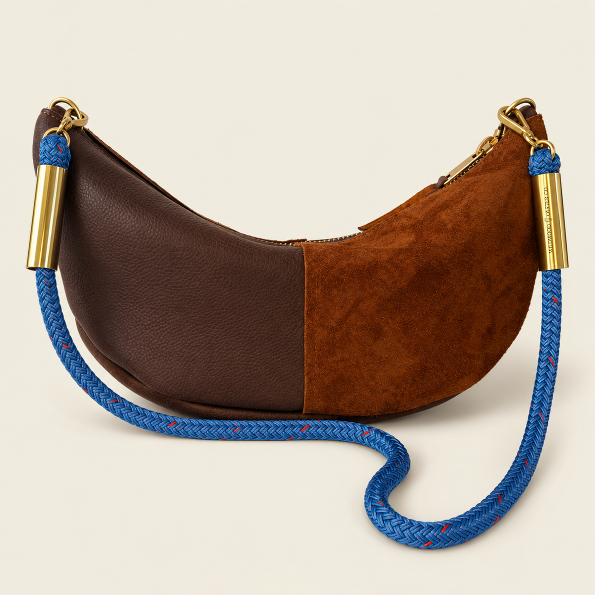 Convertible Sling in Brown Leather