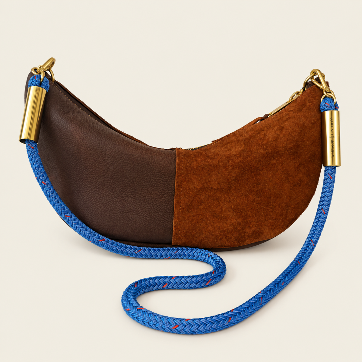 Convertible Sling in Brown Leather