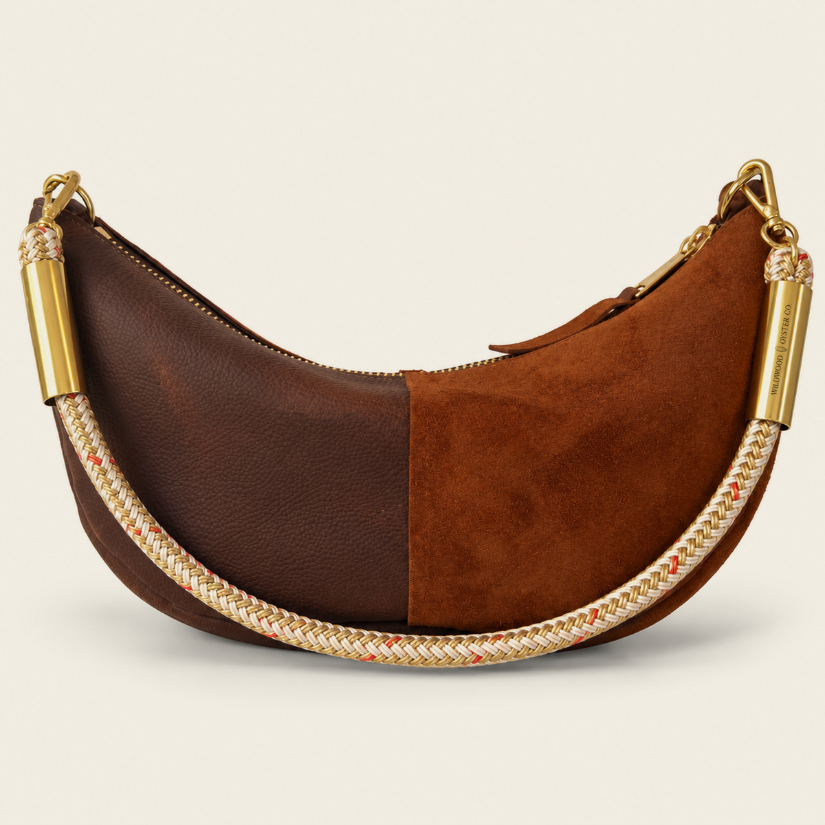Convertible Sling in Brown Leather