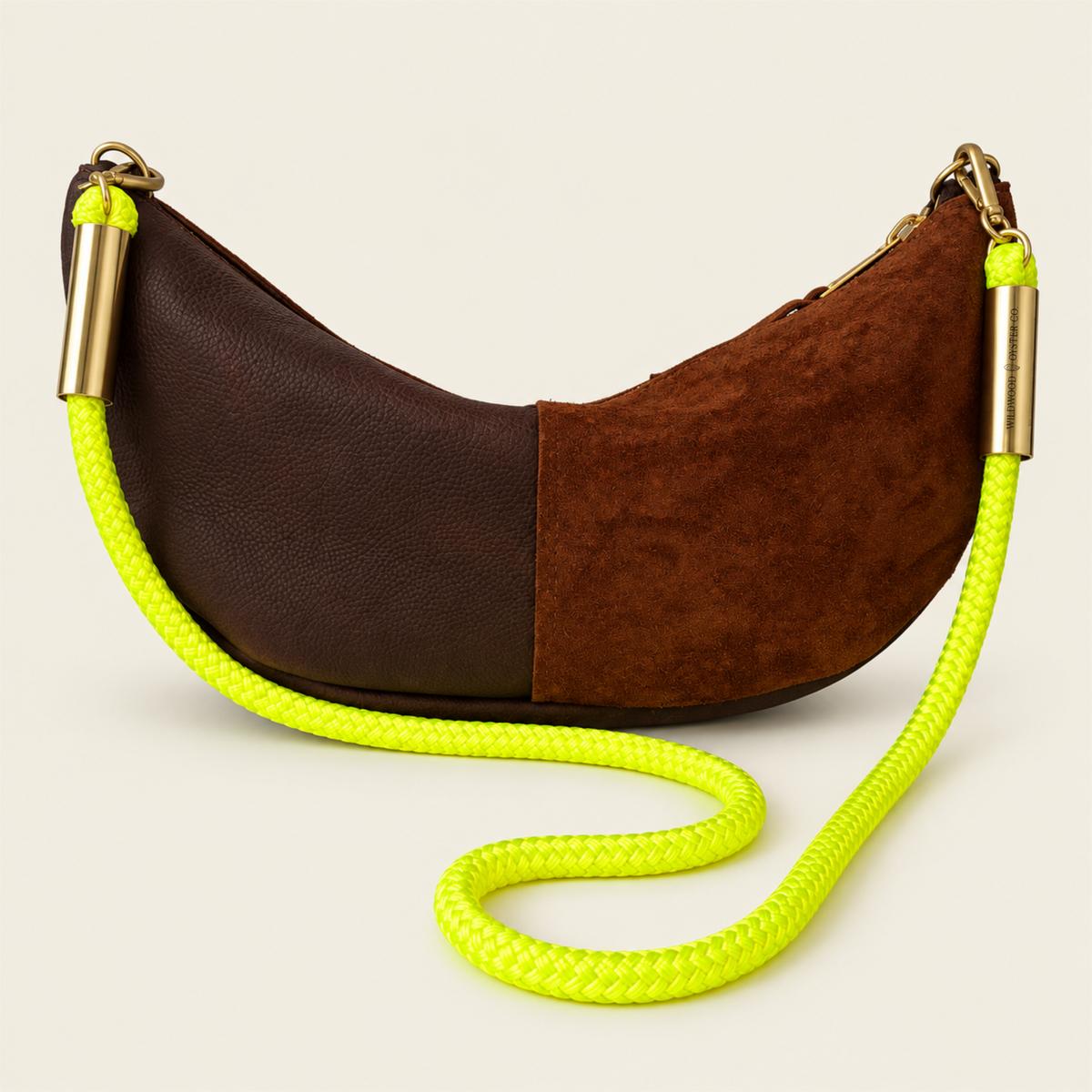 Convertible Sling in Brown Leather