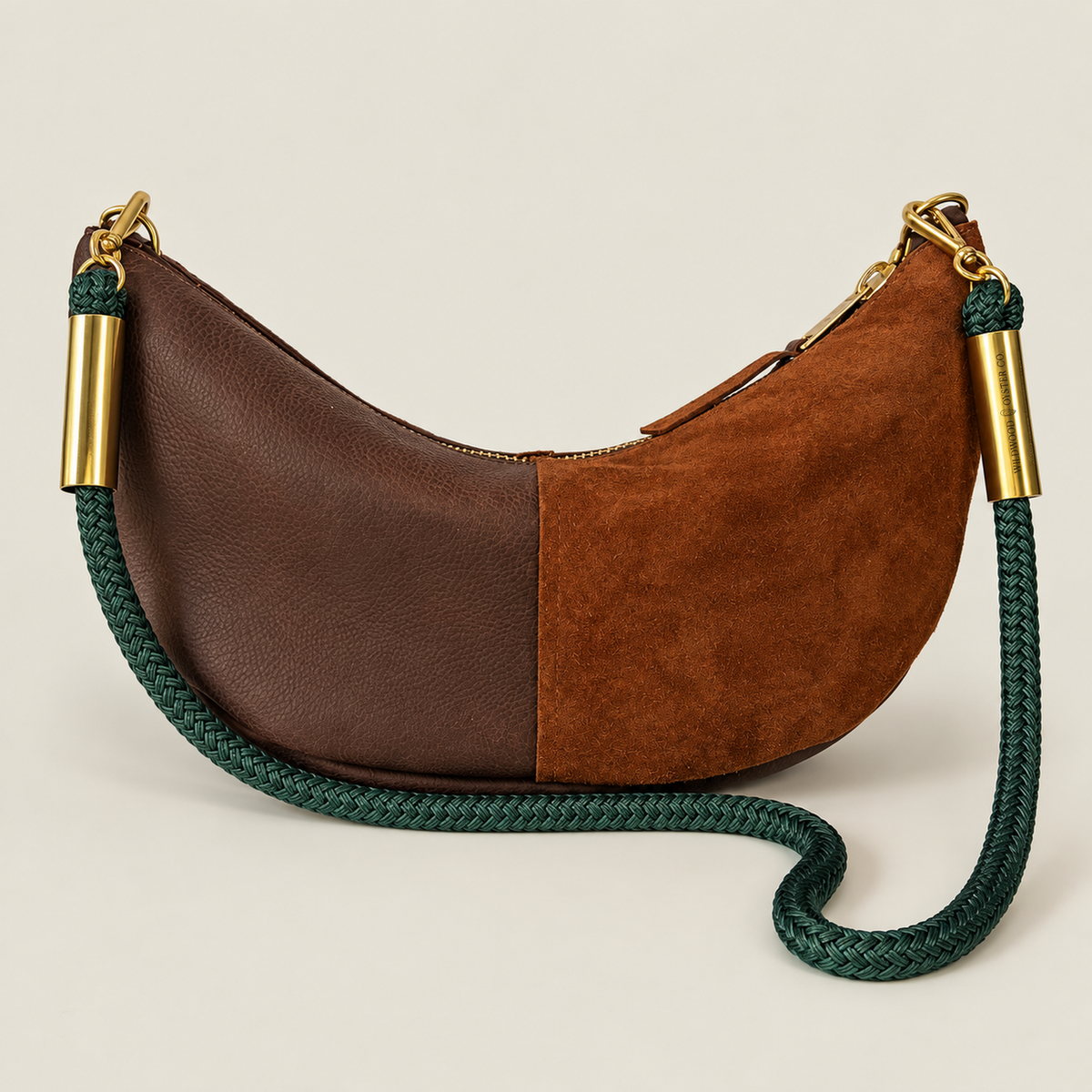 Convertible Sling in Brown Leather