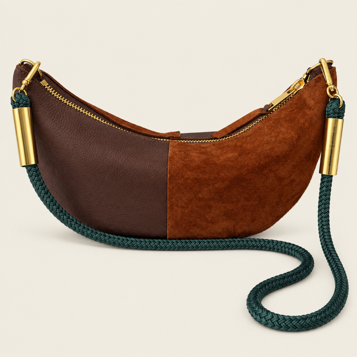 Convertible Sling in Brown Leather