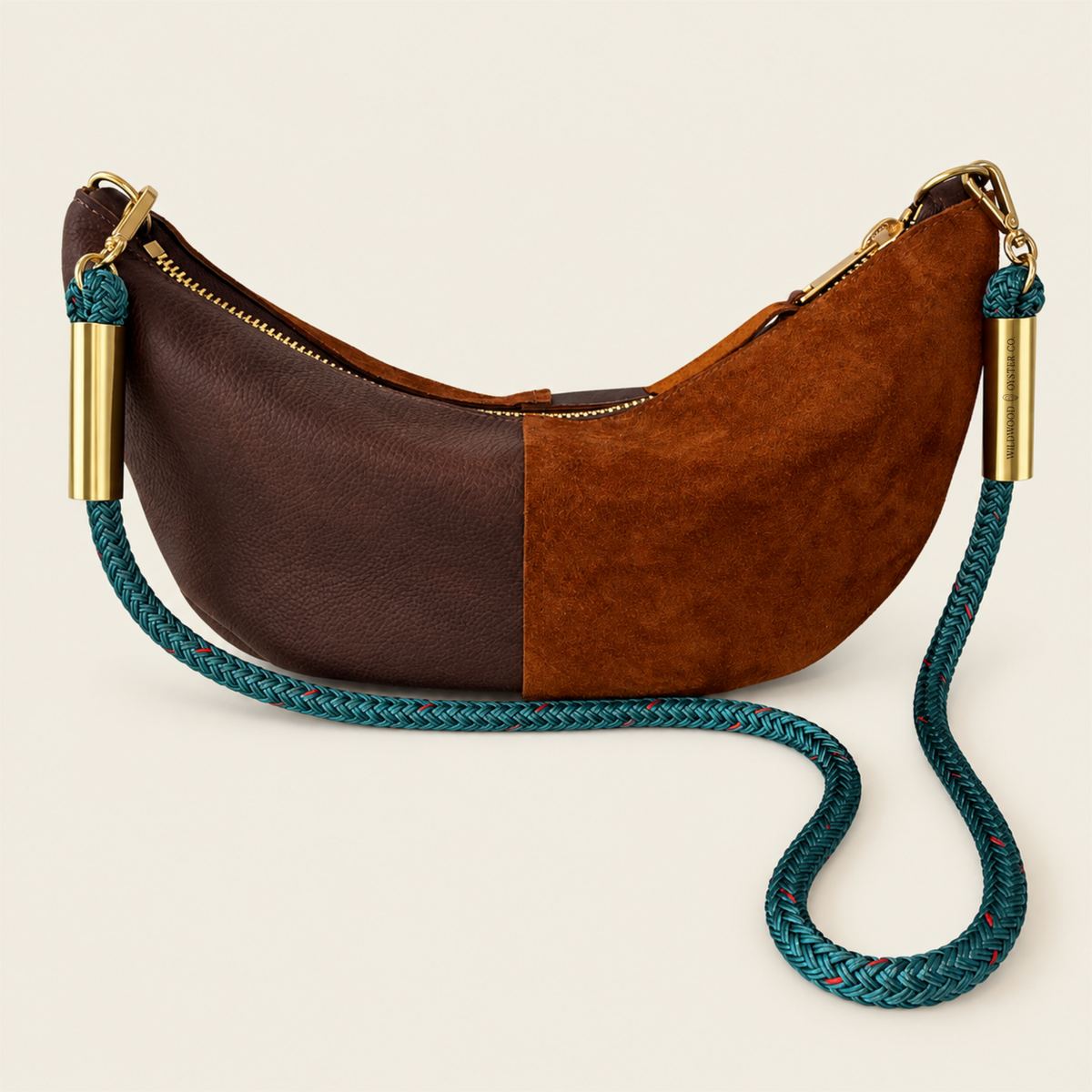 Convertible Sling in Brown Leather
