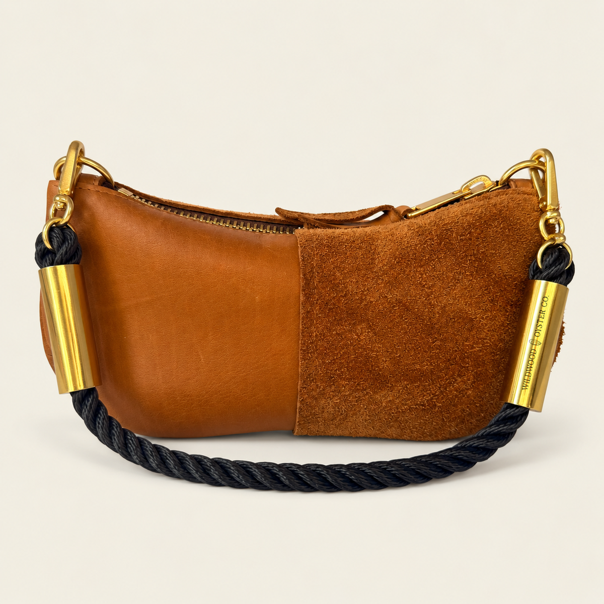 Convertible Zip Bag in Beach Nut Leather
