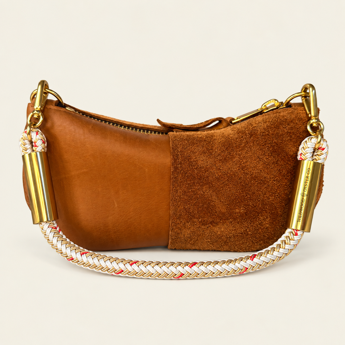 Convertible Zip Bag in Beach Nut Leather