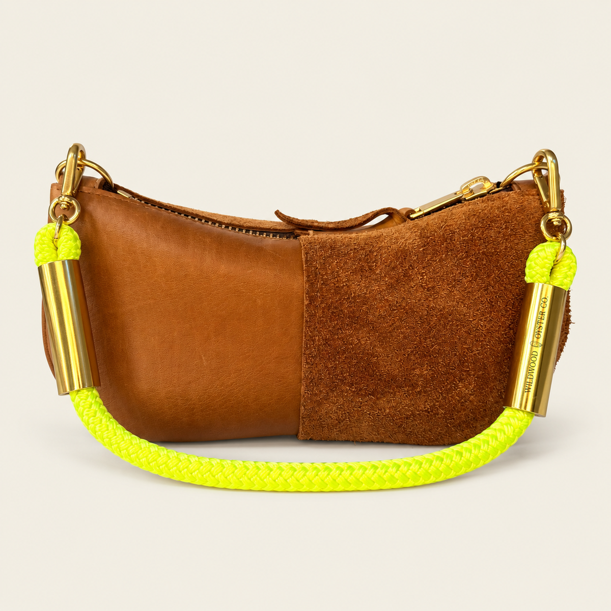 Convertible Zip Bag in Beach Nut Leather