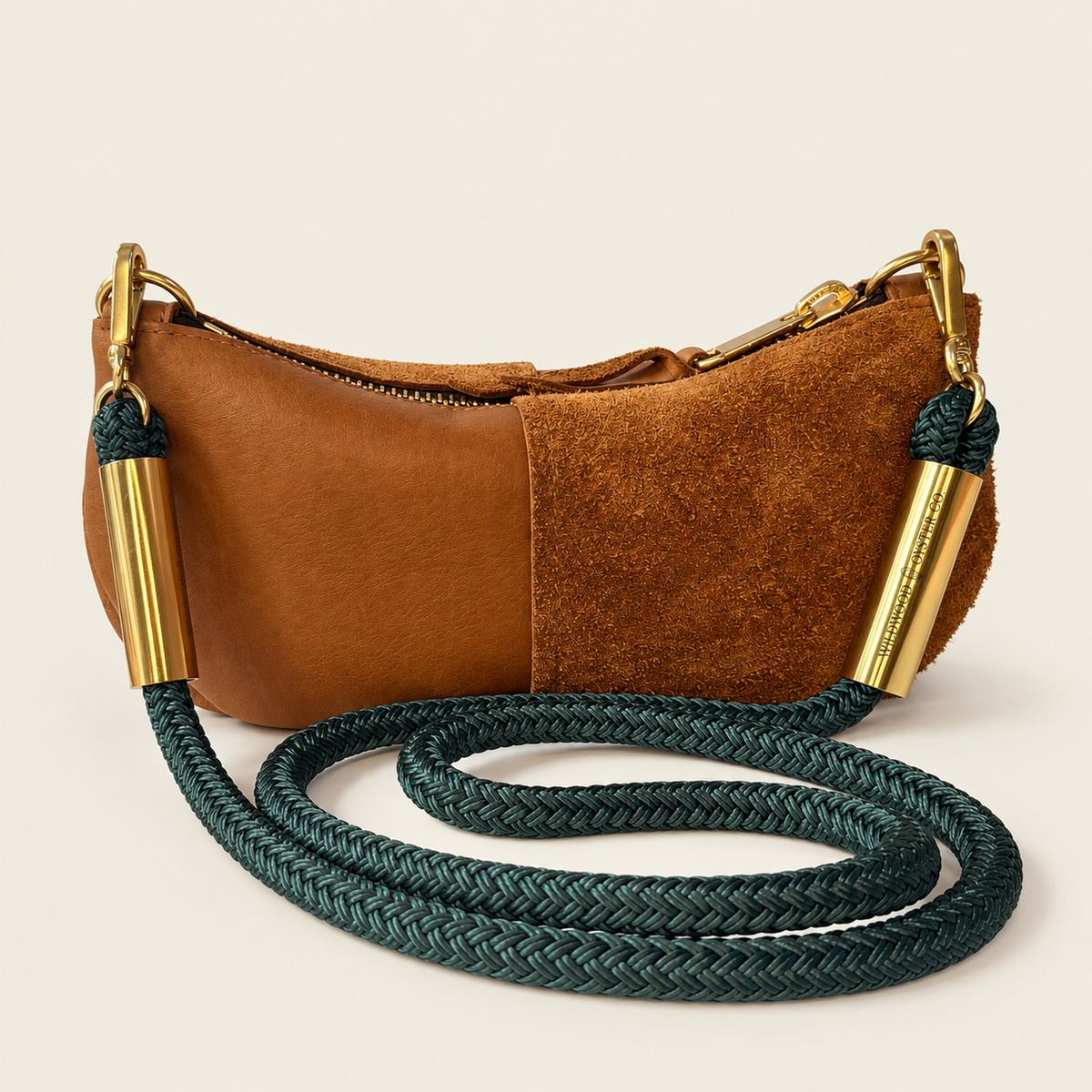Convertible Zip Bag in Beach Nut Leather