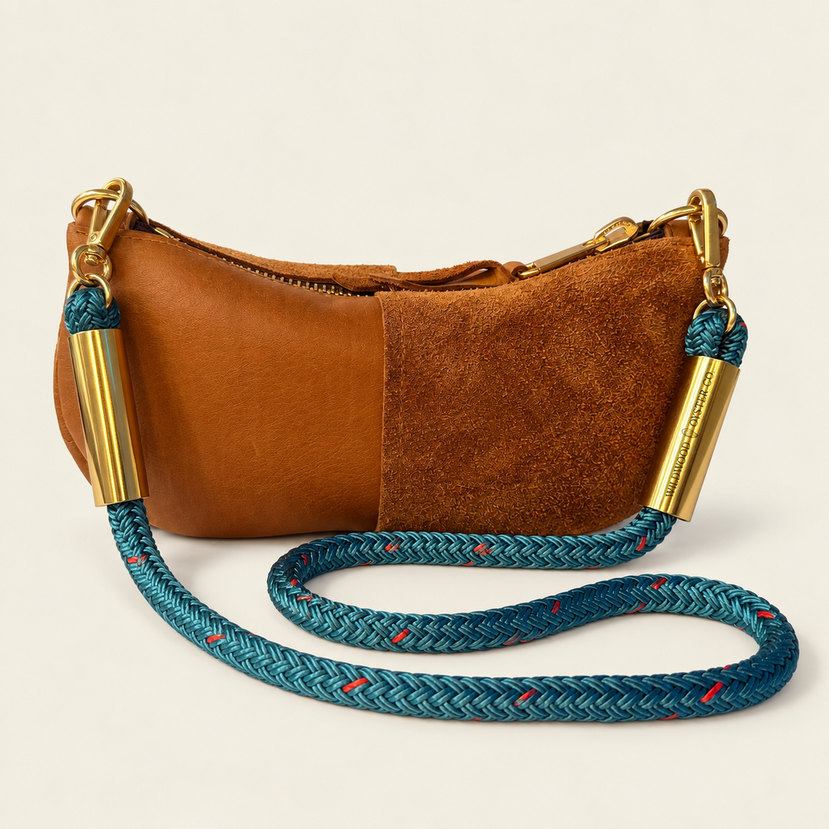 Convertible Zip Bag in Beach Nut Leather