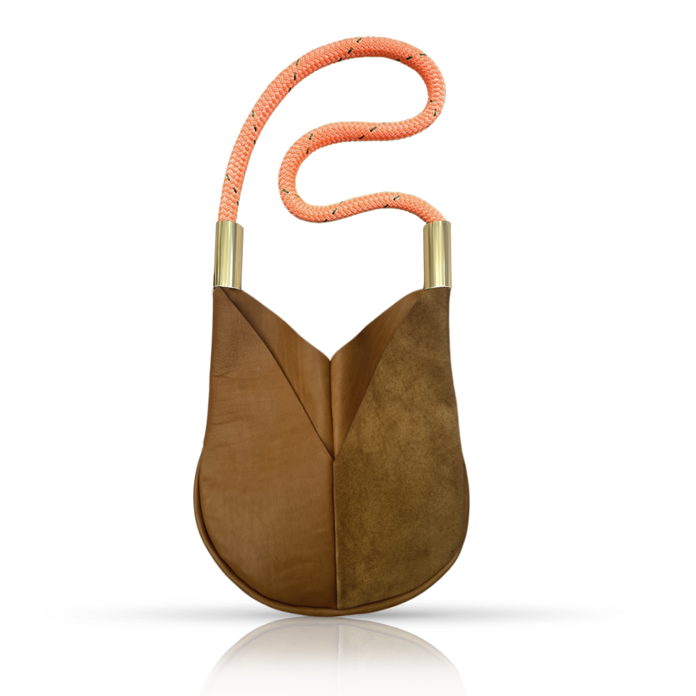 Beach Nut Leather Crossbody Boho Bag with Rope Handle – Wildwood Oyster Co.