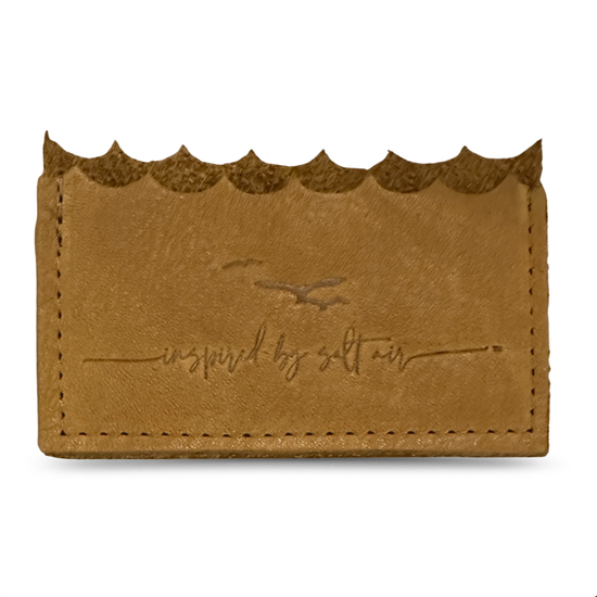 Load image into Gallery viewer, Beach Nut Leather Mini Wallet &amp;quot;Inspired by Salt Air&amp;quot;
