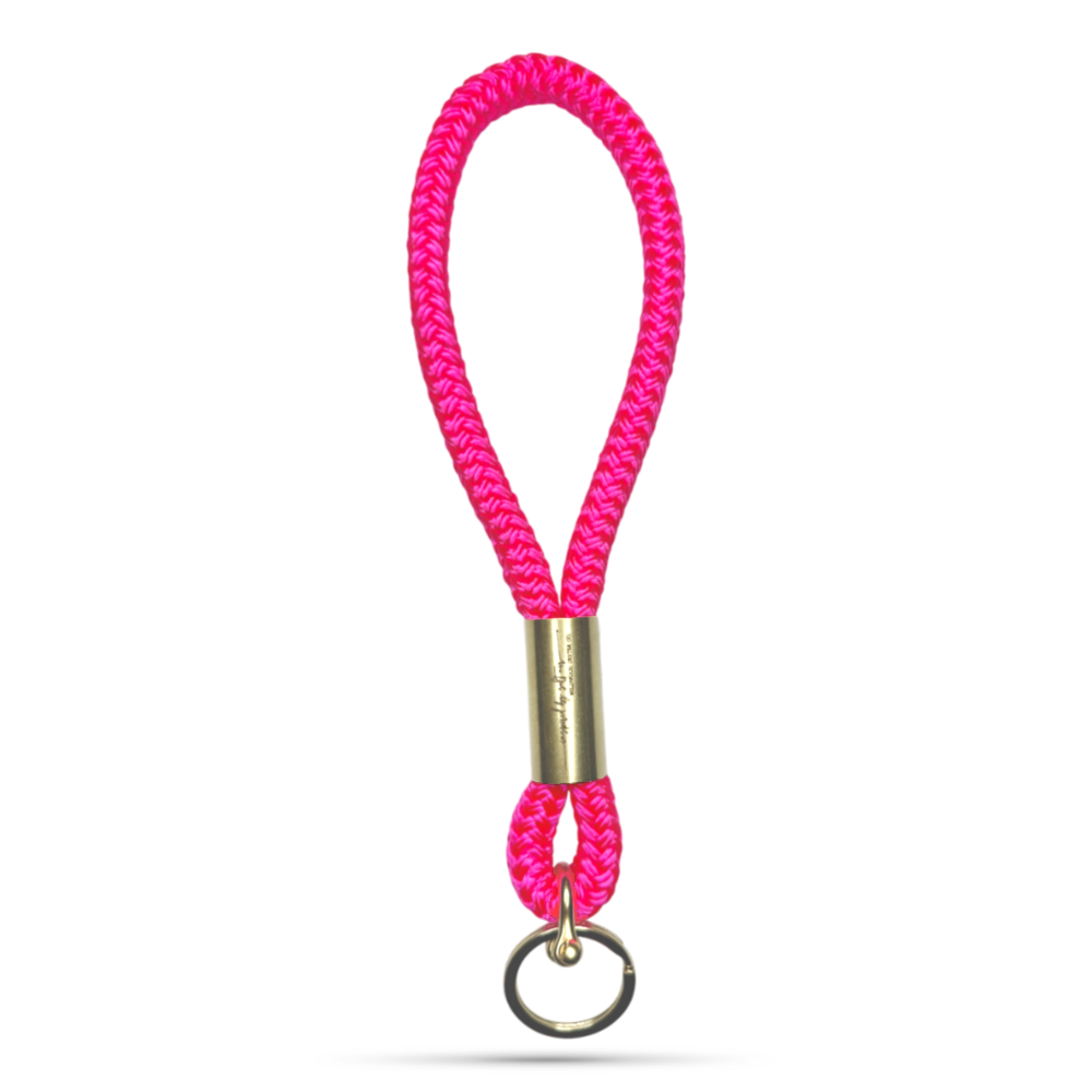 #Rope Wristlet Color_Neon Pink