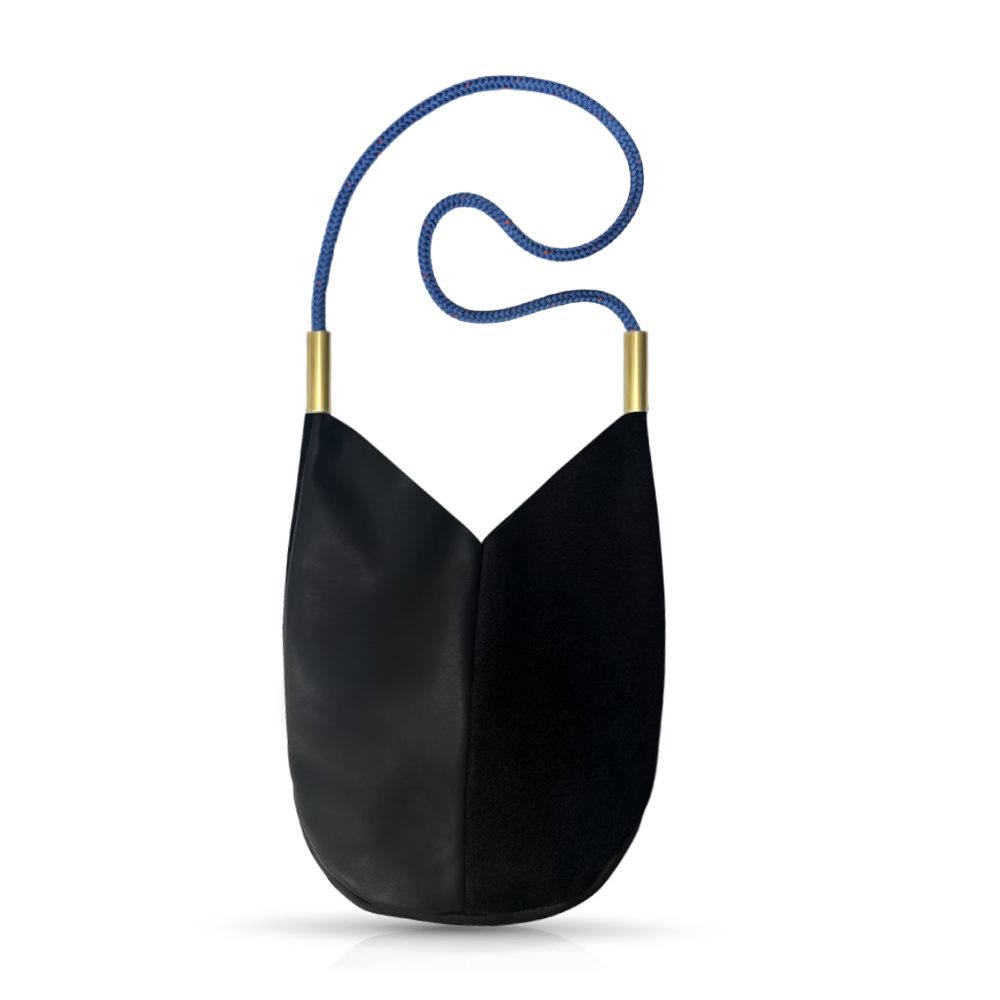 Mermaid Purse | in Black Leather