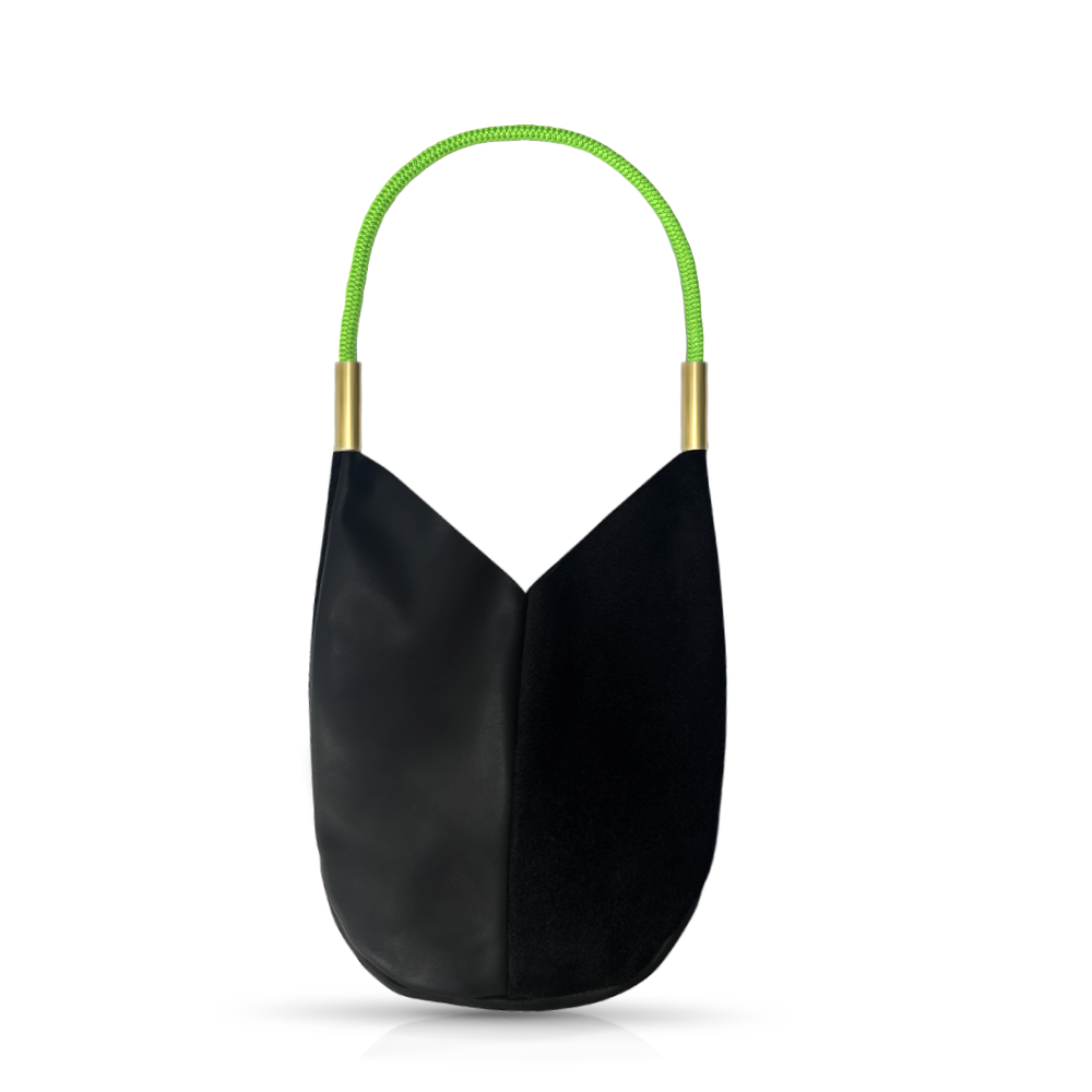 Mermaid Purse | in Black Leather