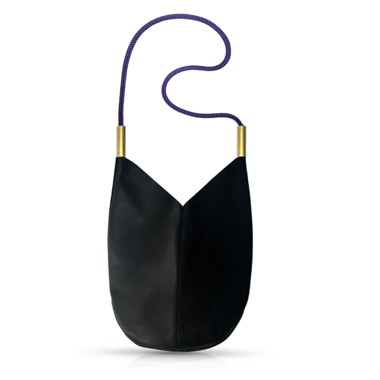 Mermaid Purse | in Black Leather