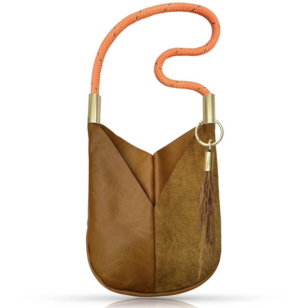 Original Wildwood Bag | Large Crossbody in Beach Nut Leather