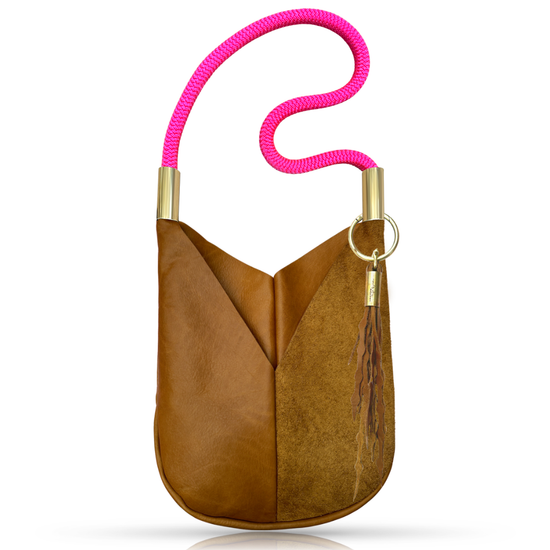 Original Wildwood Bag | Large Crossbody in Beach Nut Leather