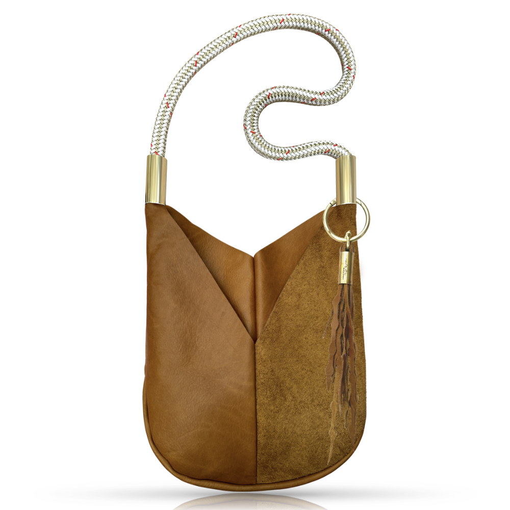 Original Wildwood Bag
Large Crossbody#Rope Color_Oyster Shell Gold#Add Ons_Add a Matching Seaweed Tassel (save $10)