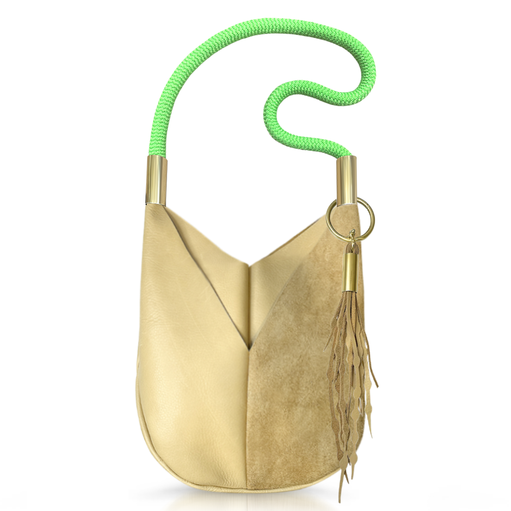 Original Wildwood Bag | Large Crossbody in Sand Leather