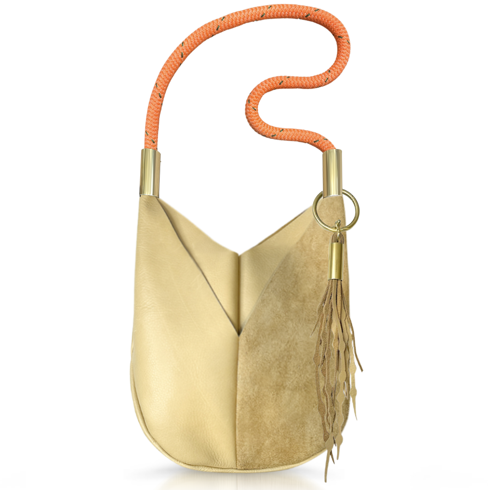 Original Wildwood Bag | Large Crossbody in Sand Leather