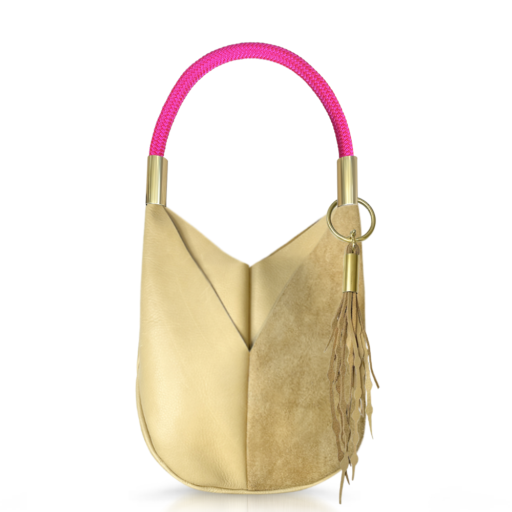 Original Wildwood Bag | Large Crossbody in Sand Leather