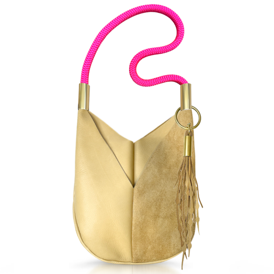 Original Wildwood Bag | Large Crossbody in Sand Leather