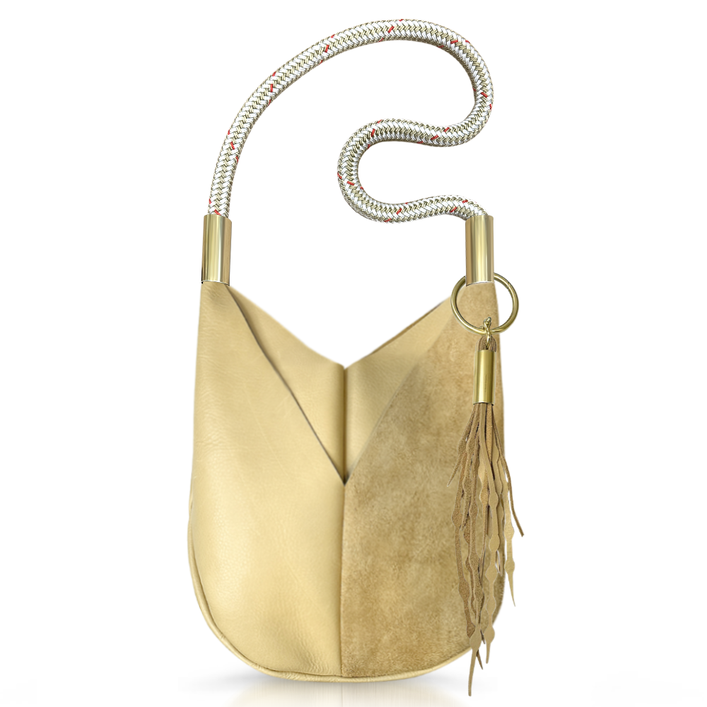 Original Wildwood Bag | Large Crossbody in Sand Leather